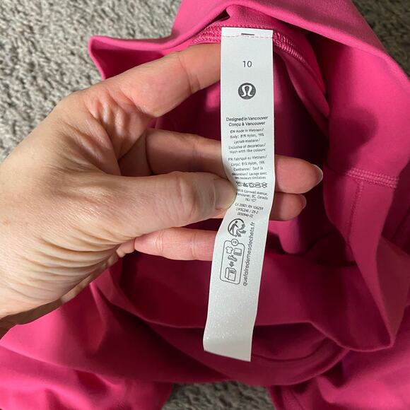 Lululemon Size 10 Align Pant High Rise 28" Inseam Raspberry Coulis Pink - Picture 5 of 6